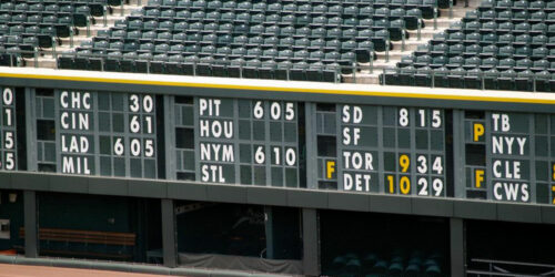 Early scoreboards and the electronic scoreboard