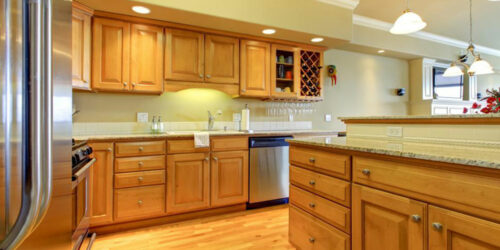 Tips on cleaning the wooden kitchen cabinets